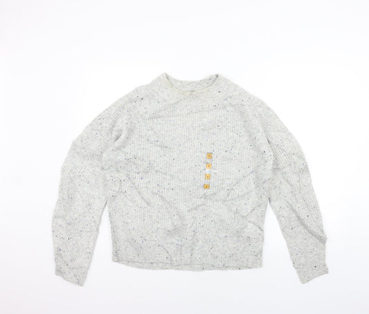 Womens UK Size S Marks and Spencer Grey Pullover Jumper