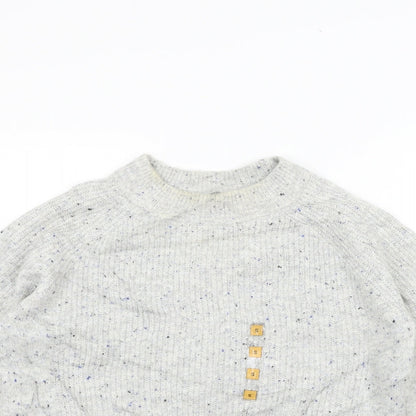 Womens UK Size S Marks and Spencer Grey Pullover Jumper