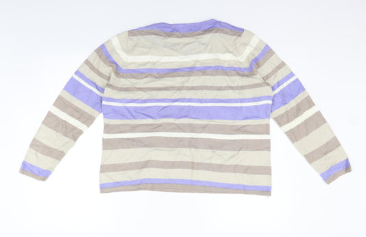Womens UK Size M BONMARCHE Beige Pullover Jumper