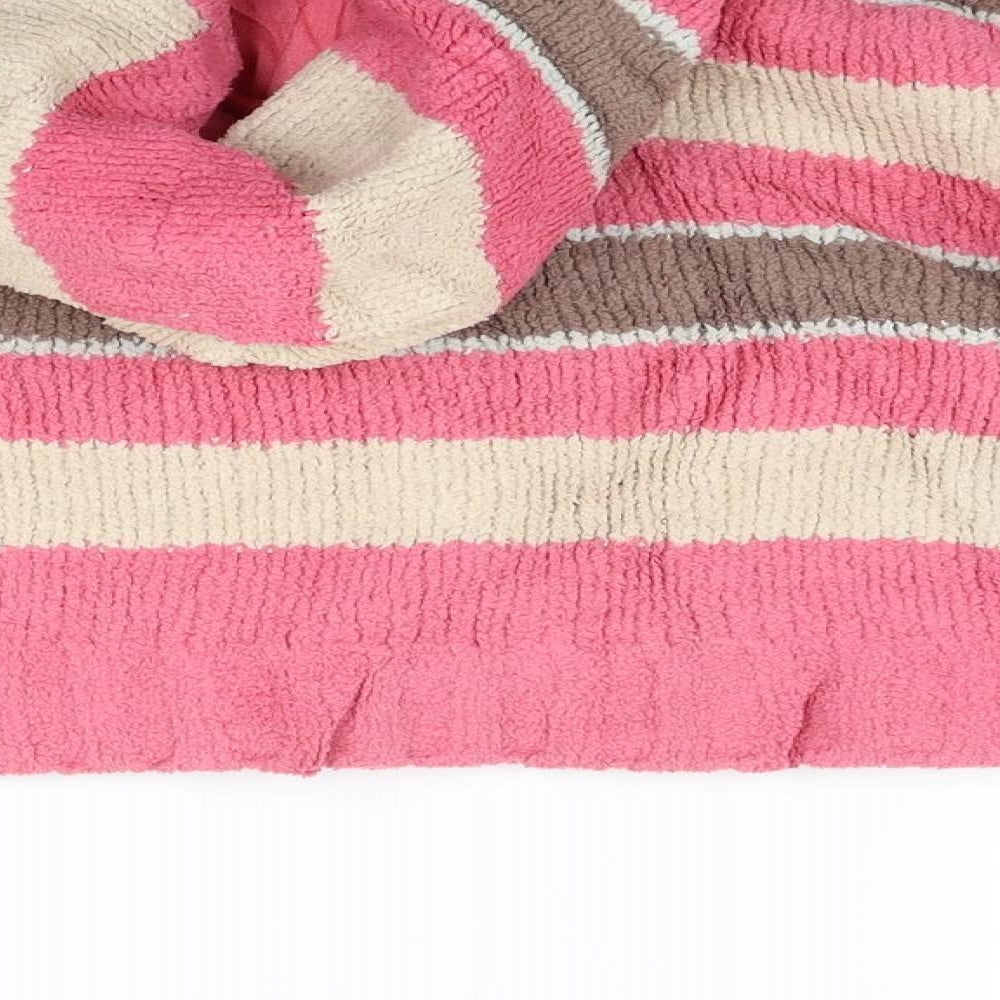 Girl2Girl Girls Orange Striped  Full Zip Jumper Size 4-5 Years
