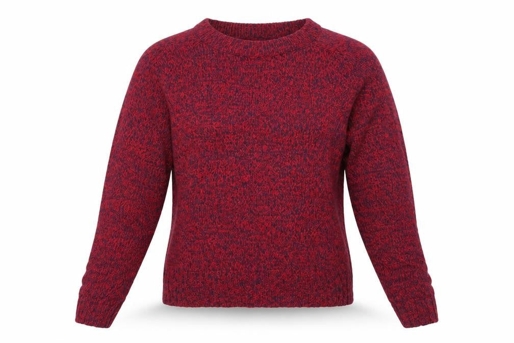 Womens UK Size XS Divided Red Pullover Jumper