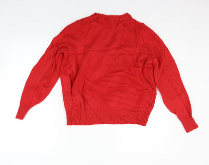 Marks and Spencer Womens Red   Pullover Jumper Size 16