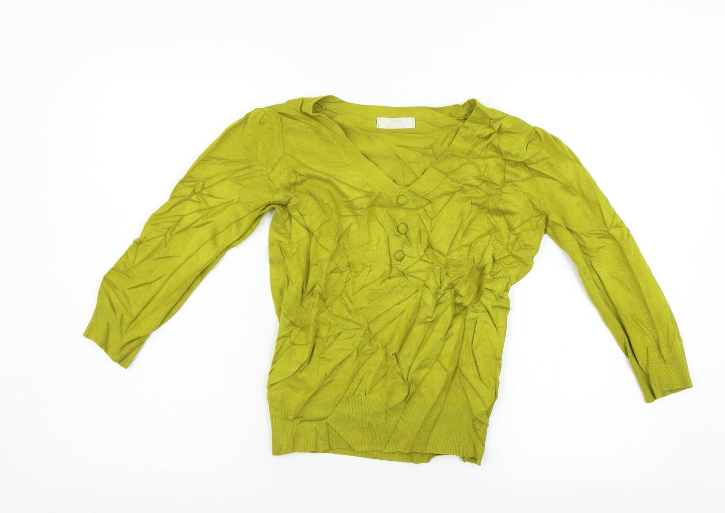 Womens UK Size 12 Marks and Spencer Yellow Pullover Jumper
