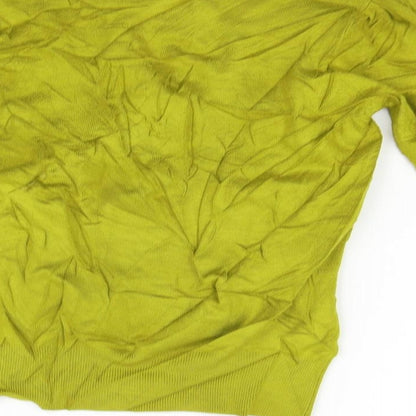 Womens UK Size 12 Marks and Spencer Yellow Pullover Jumper