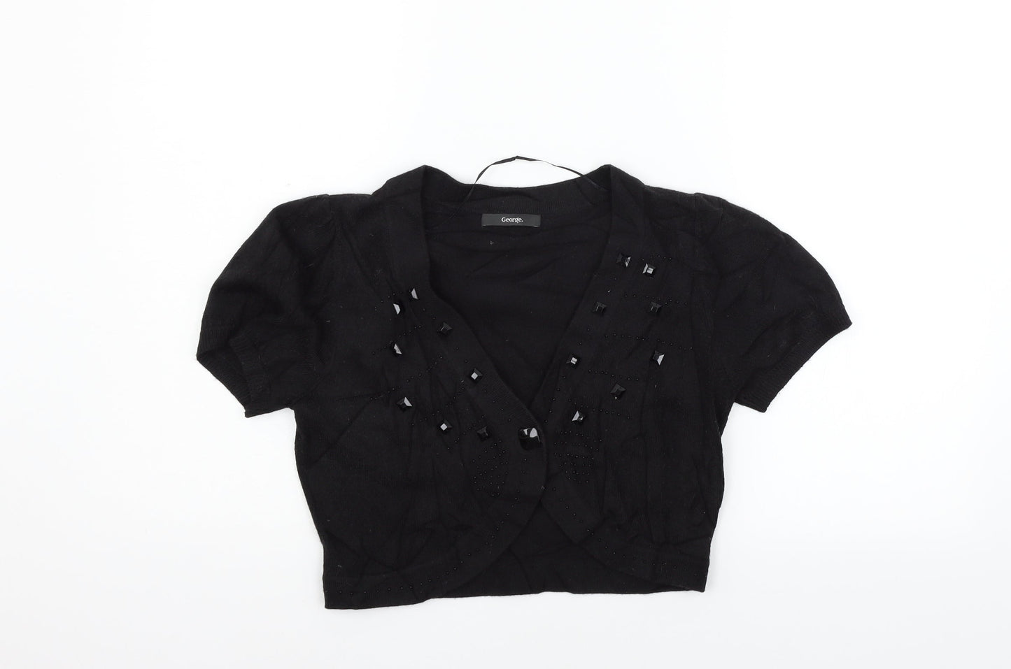 George Womens Black   Cardigan Jumper Size 10