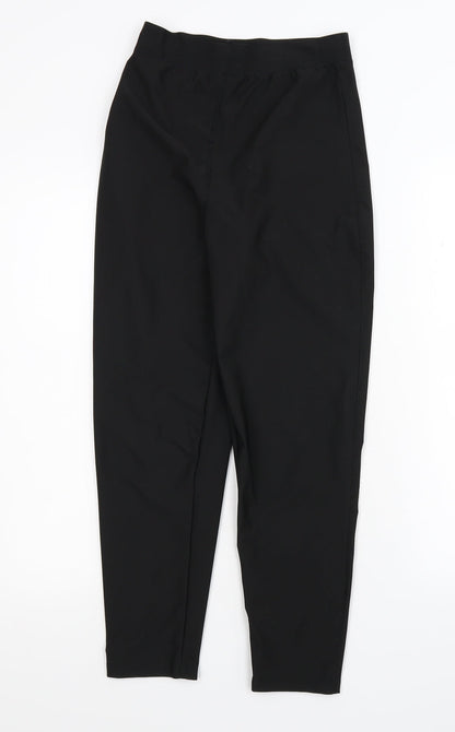 Womens UK Size XL Preworn  Cargo Black Leggings