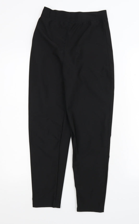 Womens UK Size XL Preworn  Cargo Black Leggings
