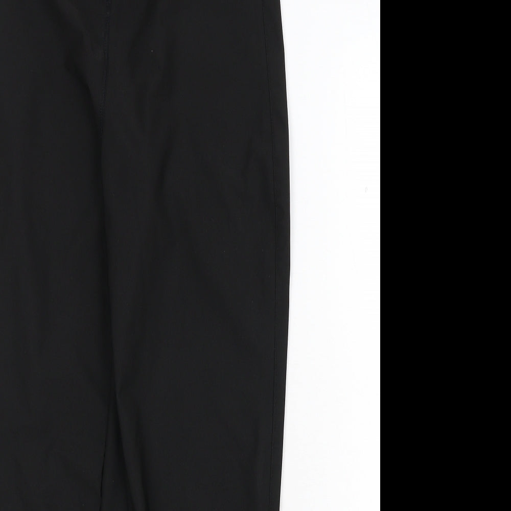 Womens UK Size XL Preworn  Cargo Black Leggings