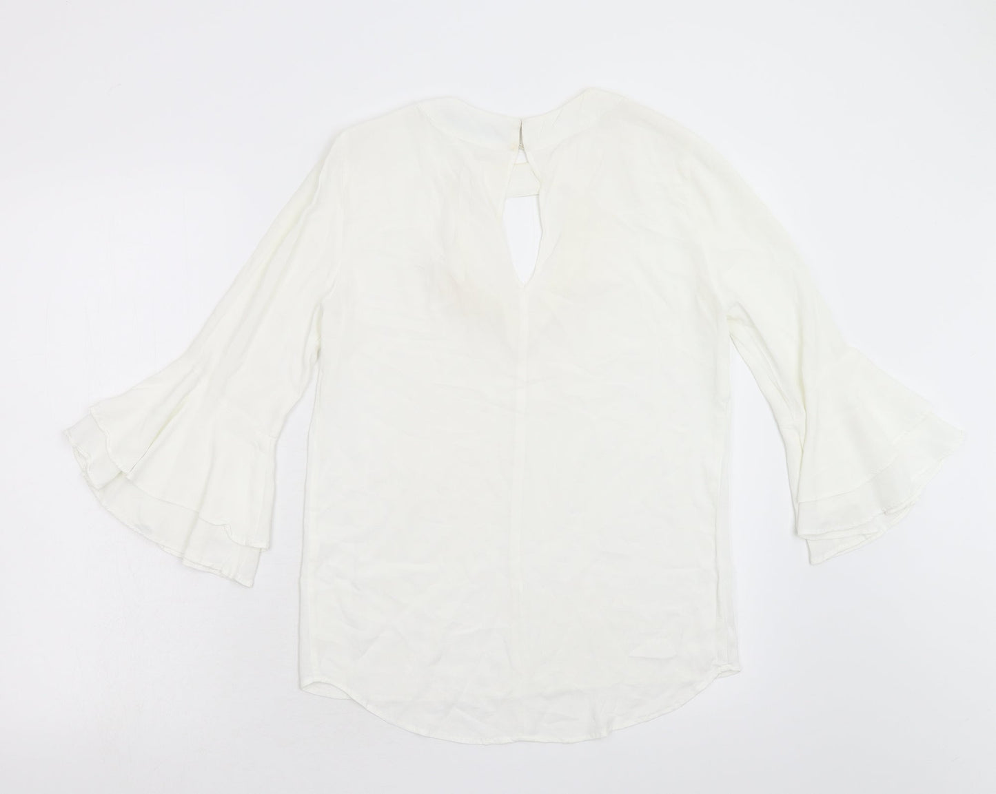 Zara Womens White   Tunic Blouse Size XS