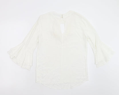 Zara Womens White   Tunic Blouse Size XS