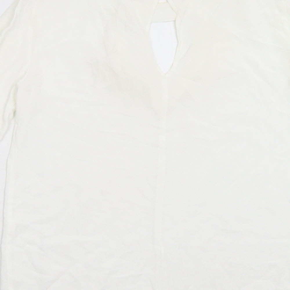 Zara Womens White   Tunic Blouse Size XS