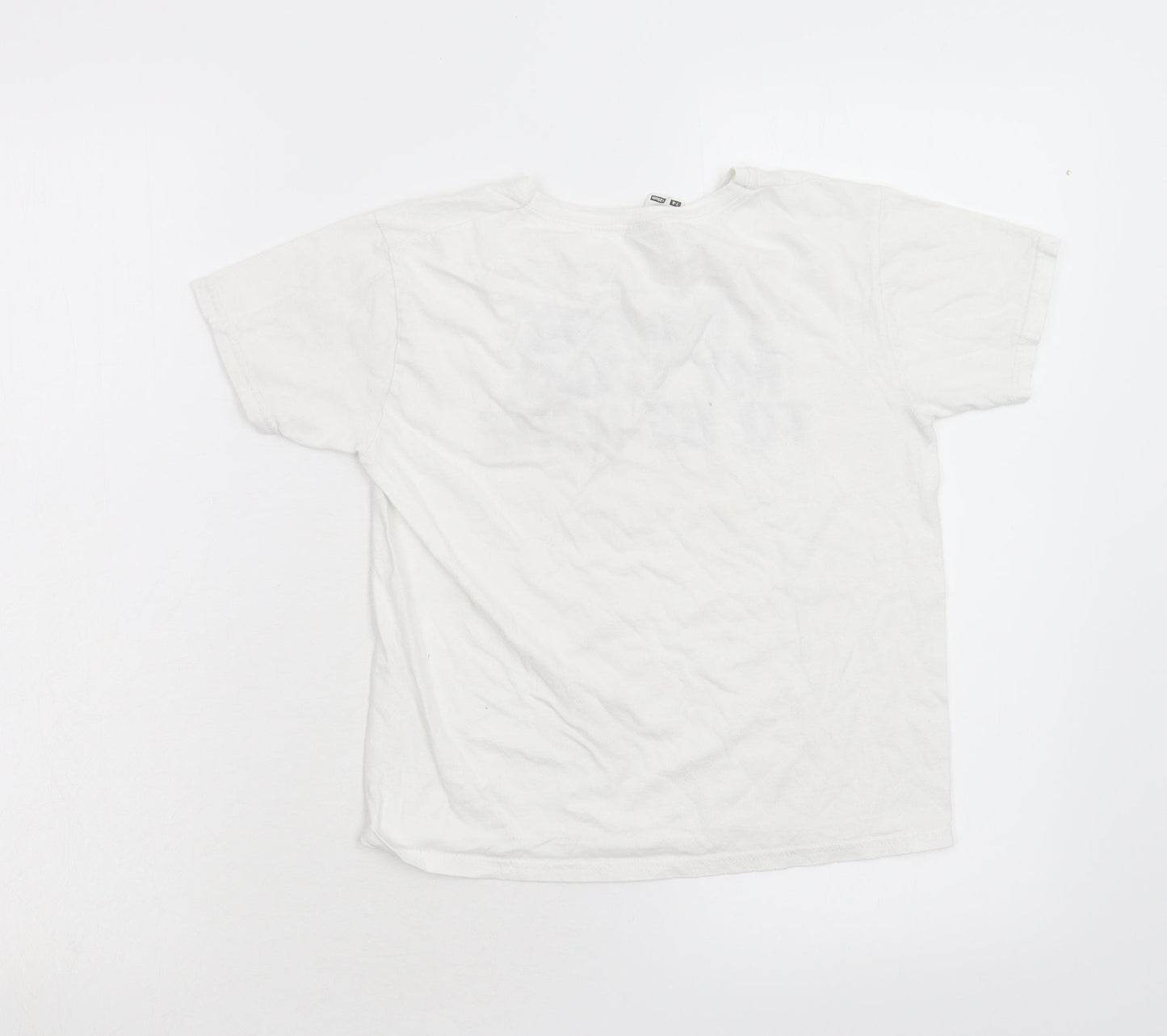 Fruit of the Loom Boys White   Basic T-Shirt Size 7-8 Years  - I Paused My Game To Be Here