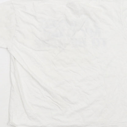 Fruit of the Loom Boys White   Basic T-Shirt Size 7-8 Years  - I Paused My Game To Be Here