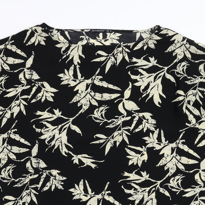 Primark Womens Black Floral  Shift  Size 14