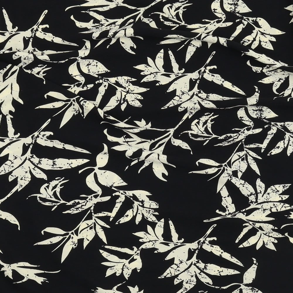Primark Womens Black Floral  Shift  Size 14