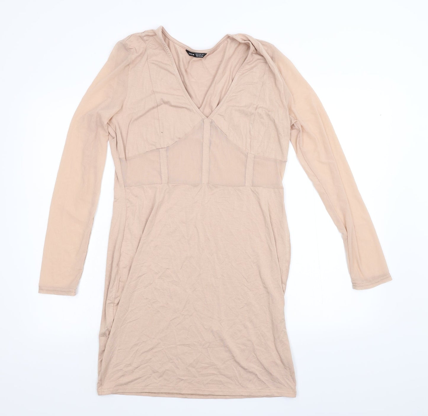 SheIn Womens Pink   Bodycon  Size XL