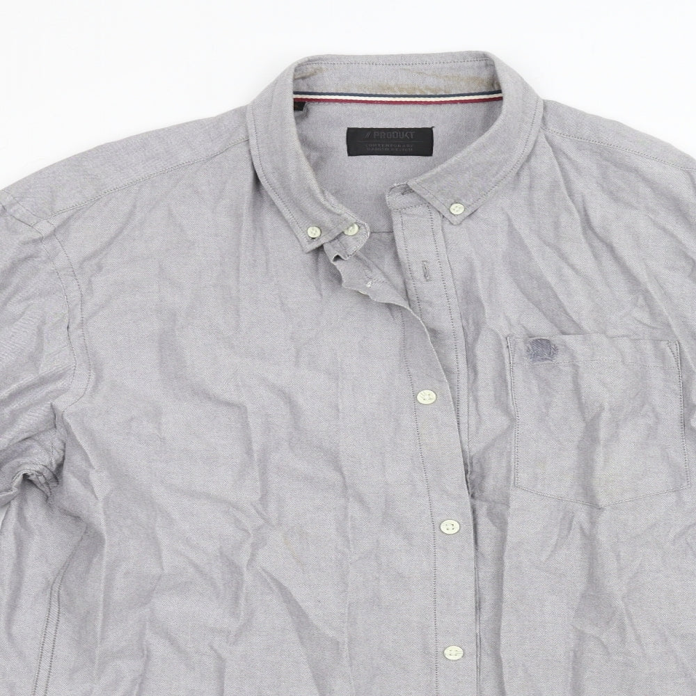 Produkt Mens Grey    Button-Up Size XL