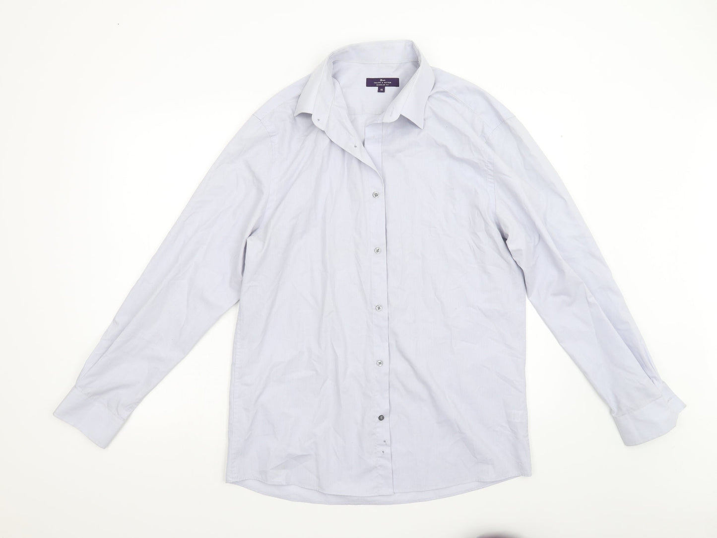 George Mens Purple    Button-Up Size 16