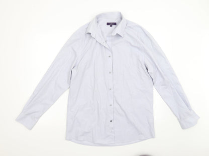 George Mens Purple    Button-Up Size 16