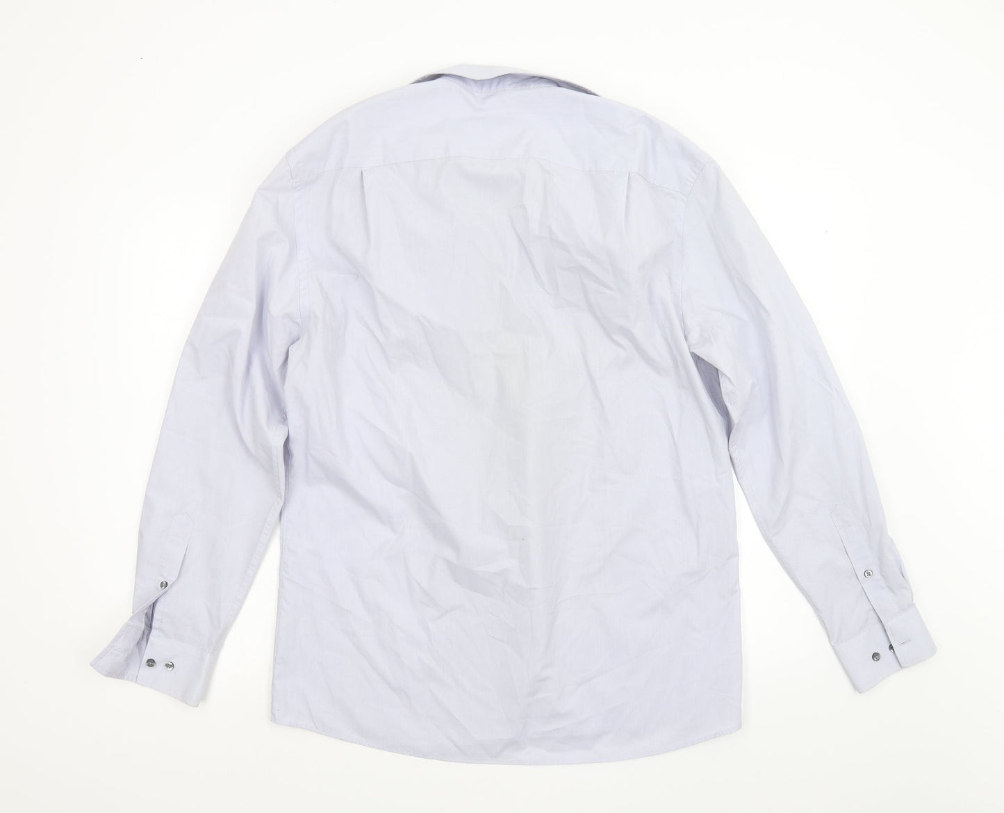 George Mens Purple    Button-Up Size 16