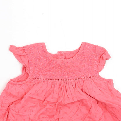 George Girls Pink   A-Line  Size 9-12 Months