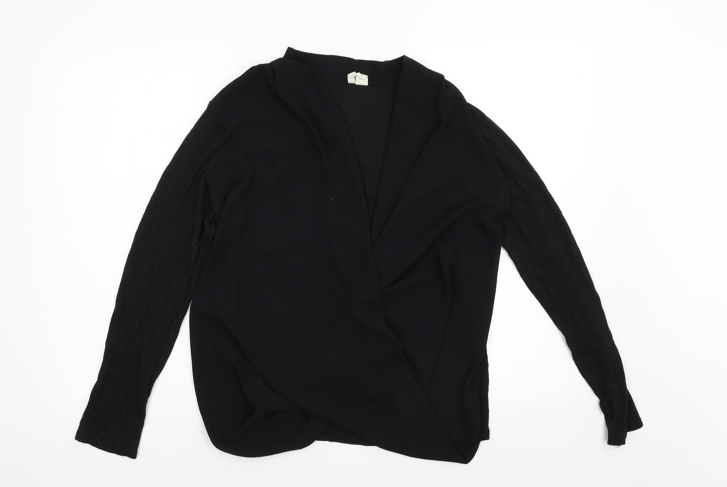 Japna Womens Black   Tunic Blouse Size L