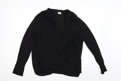 Japna Womens Black   Tunic Blouse Size L