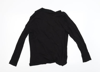 Japna Womens Black   Tunic Blouse Size L