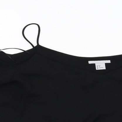 H&M Womens Black   Tunic Blouse Size 8