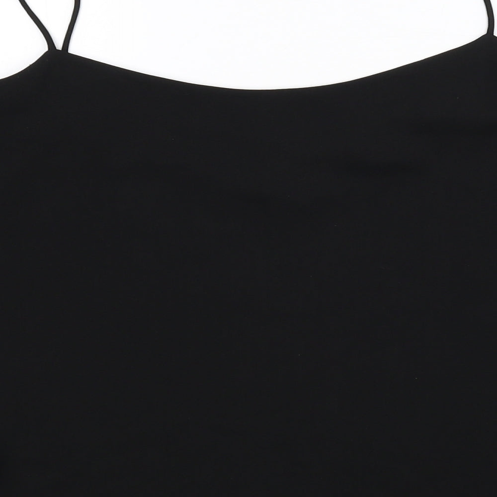 H&M Womens Black   Tunic Blouse Size 8