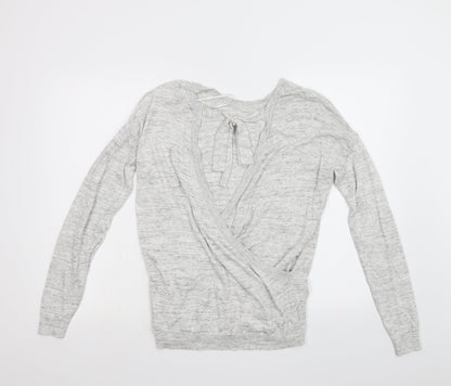 Womens UK Size 14 NEXT Grey Pullover Jumper