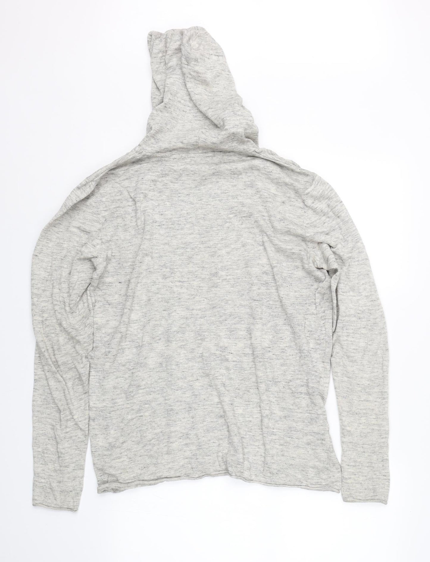 H&M Womens Grey   Pullover Hoodie Size L