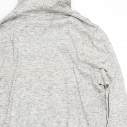 H&M Womens Grey   Pullover Hoodie Size L
