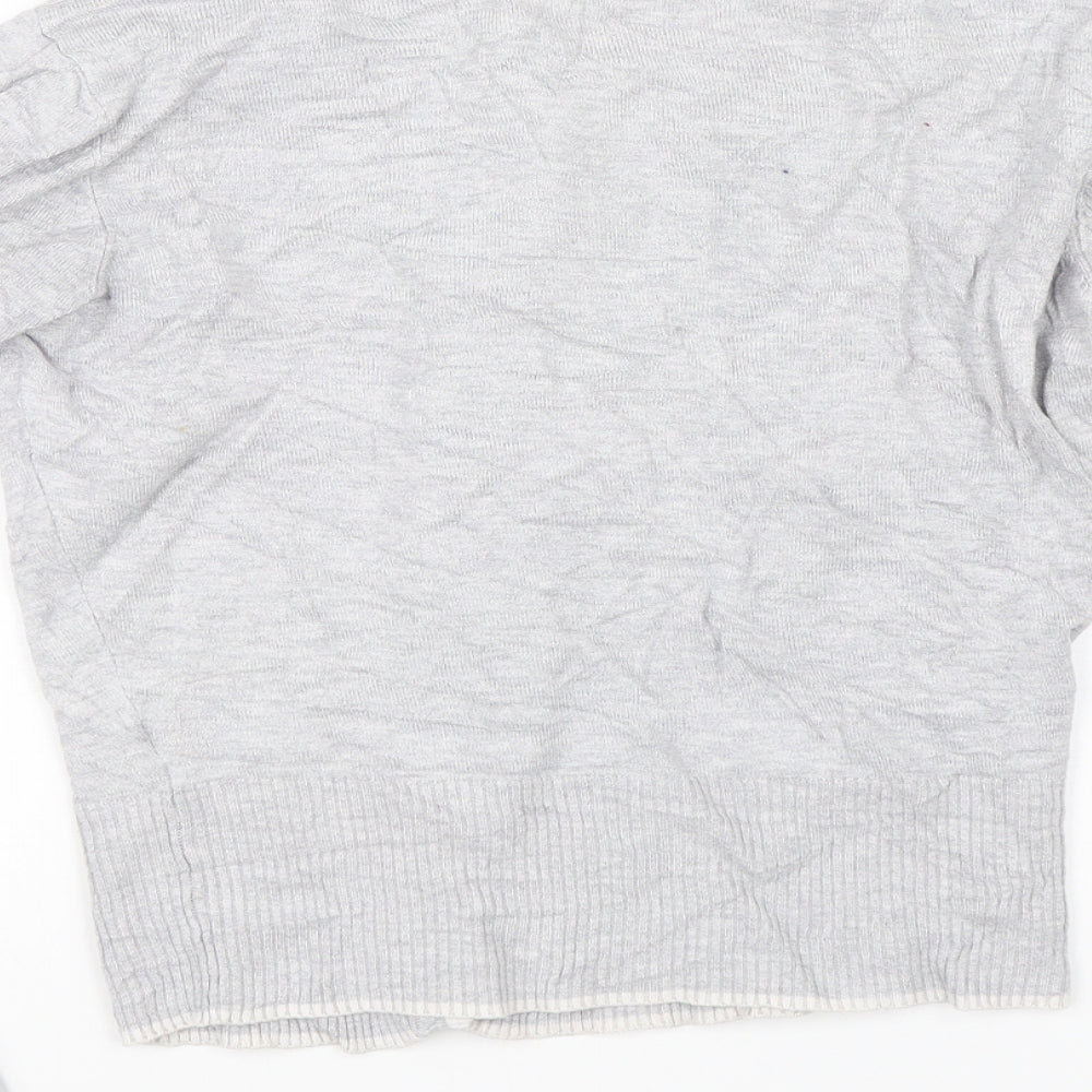 Womens UK Size 12 Louche Grey Cardigan Jumper