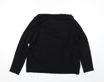 M&S Womens Black   Pullover Jumper Size M
