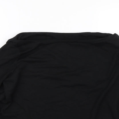 M&S Womens Black   Pullover Jumper Size M