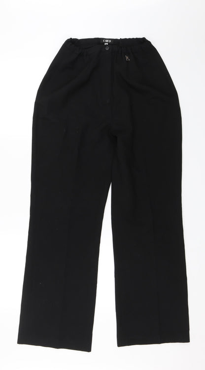 Womens UK Size 14 CMD Regular Fit  Black Trousers