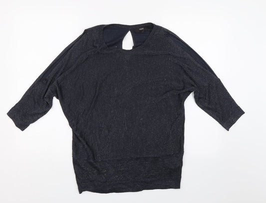 Womens UK Size 12 NEXT Blue Basic T-Shirt