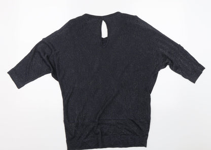 Womens UK Size 12 NEXT Blue Basic T-Shirt