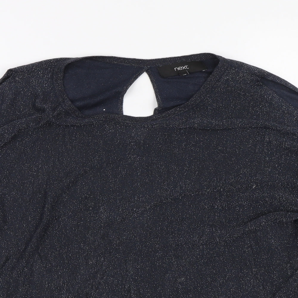 Womens UK Size 12 NEXT Blue Basic T-Shirt