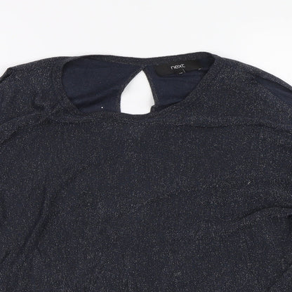 Womens UK Size 12 NEXT Blue Basic T-Shirt