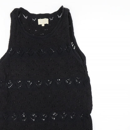 Not Shy Womens Black   Tank Dress  Size S