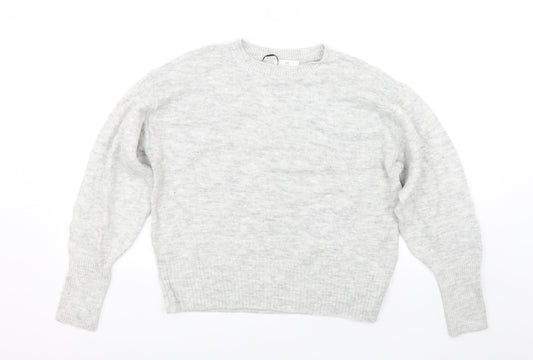 Womens UK Size S H&M Grey Pullover Jumper