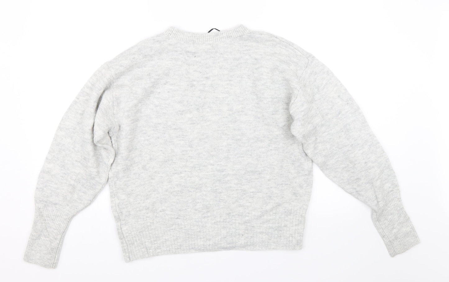 Womens UK Size S H&M Grey Pullover Jumper