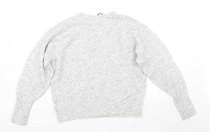 Womens UK Size S H&M Grey Pullover Jumper