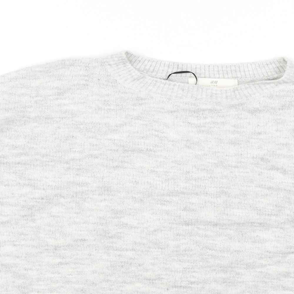Womens UK Size S H&M Grey Pullover Jumper
