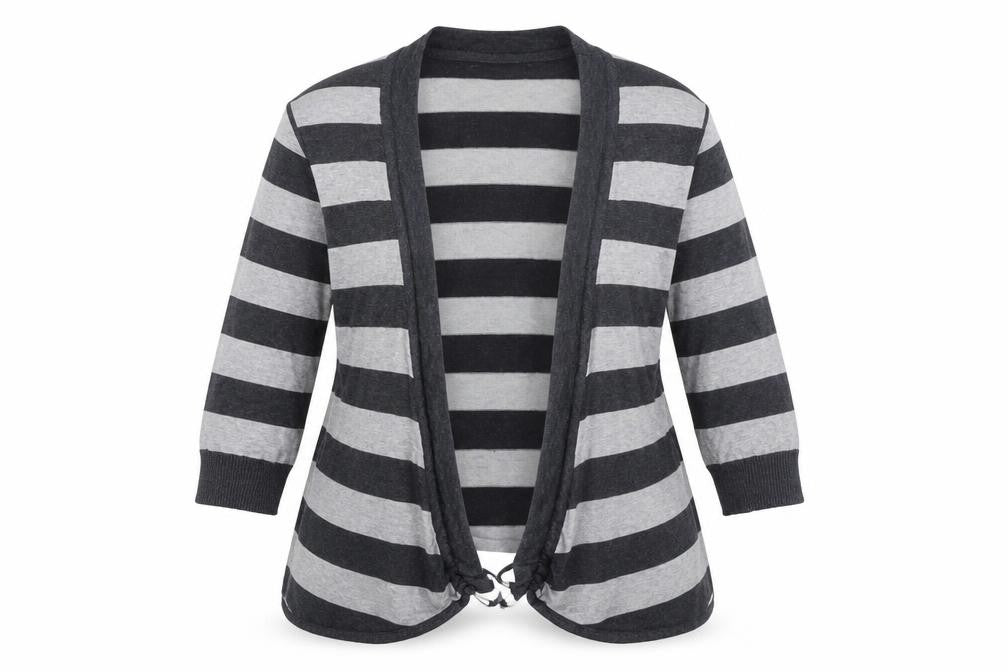Womens UK Size S Precis Grey Cardigan Jumper