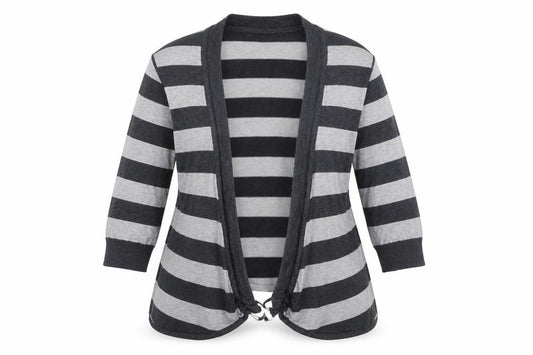 Womens UK Size S Precis Grey Cardigan Jumper