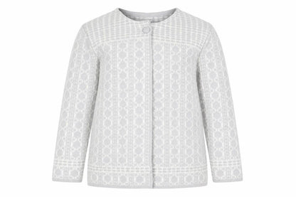 Womens UK Size 16 Afibel Grey Cardigan Jumper