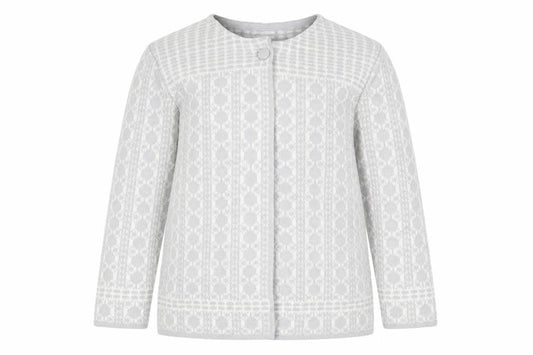 Womens UK Size 16 Afibel Grey Cardigan Jumper